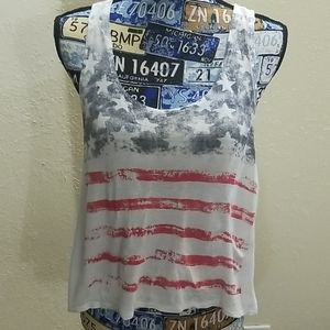 Americana crop tank